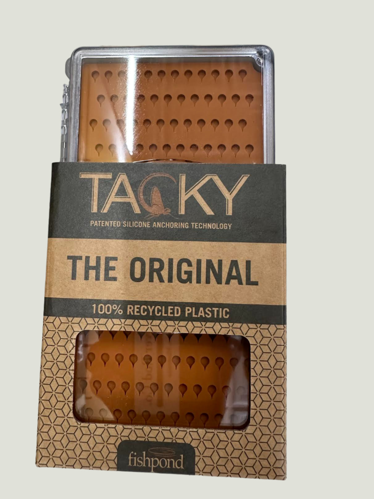 tacky original burnt orange fly box
