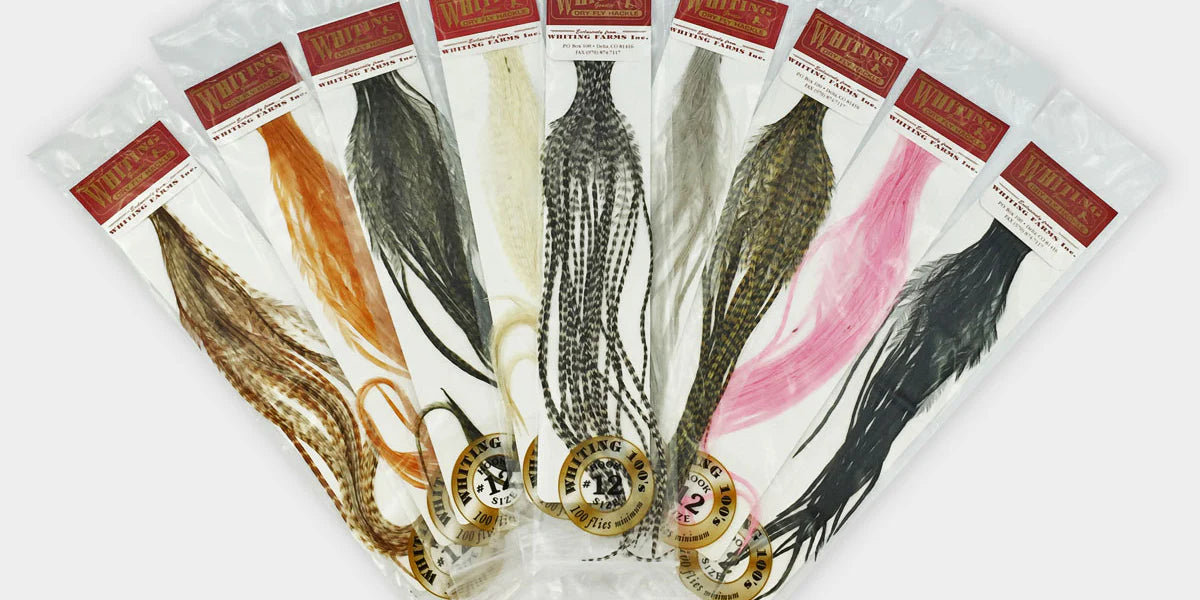MFC- Whiting 100 Pack Dry Fly Saddle Hackle – RootRiverRodco