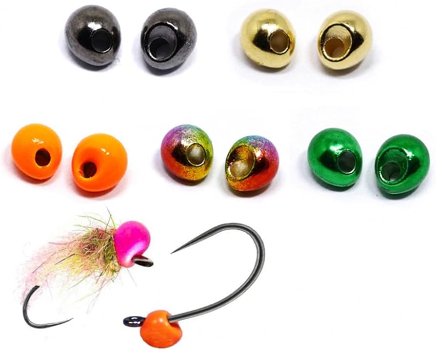 fly tying hook and beads