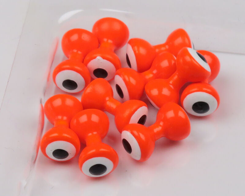 Hareline Double Pupil Dumbbell Brass Eyes