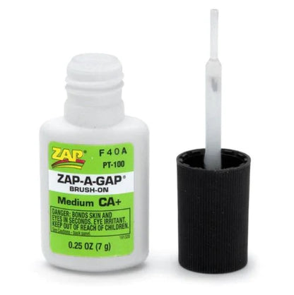 Zap-a-Gap brush-on M CA+ head cement
