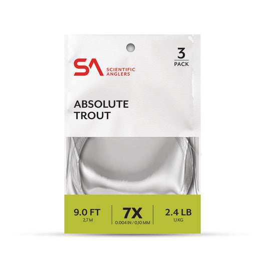 SA Absolute Trout Leader 3 Pack