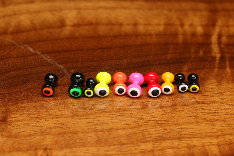 Hareline Double Pupil Dumbbell Brass Eyes