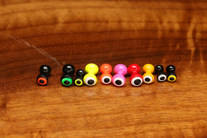 Hareline Double Pupil Dumbbell Brass Eyes