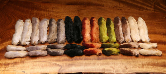 hareline snow shoe rabbit feet