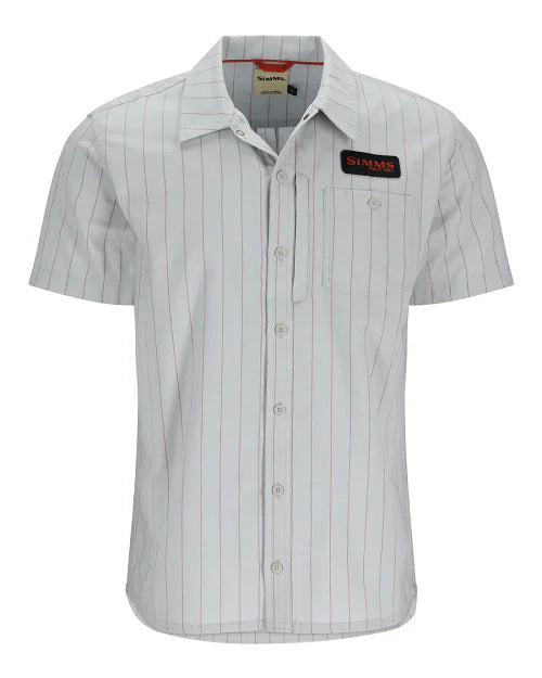 Simms Shop Shirt Sterling/Clay Stripe